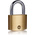 YALE Padlock Brass Padlock, 8mm Shackle, 50mm Body