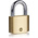 YALE Padlock Brass Padlock, 10mm Shackle, 60mm Body