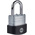 YALE Padlock Brass, Steel Steel Padlock, 6mm Shackle, 47mm Body