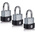 YALE Padlock Brass, Steel Steel Padlock, 6mm Shackle, 47mm Body