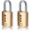 YALE Combination Brass, Steel Combination Padlock, 3mm Shackle, 23mm Body