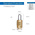 YALE Combination Brass, Steel Combination Padlock, 3mm Shackle, 23mm Body