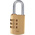 YALE Combination Brass Combination Padlock, 5mm Shackle, 32mm Body