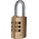 YALE Combination Brass Combination Padlock, 5mm Shackle, 32mm Body