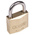 ABUS Key Weatherproof Brass Weatherproof Padlock, 5mm Shackle, 30mm Body