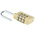 ABUS Combination Weatherproof Brass, Steel Combination Padlock, 3mm Shackle, 20mm Body