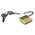 ABUS Key Weatherproof Brass, Stainless Steel Weatherproof Padlock, Keyed Alike, 5mm Shackle, 30mm Body