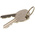 ABUS Key Weatherproof Brass, Stainless Steel Weatherproof Padlock, Keyed Alike, 6.5mm Shackle, 40mm Body