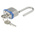 ABUS Key Weatherproof Steel Padlock, Keyed Alike, 6.7mm Shackle, 44mm Body