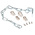 ABUS Weatherproof Hardened Steel Chain Attachment for Padlock, 40 → 60mm Body
