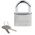 ABUS 64TI Key Weatherproof Titanium Weatherproof Padlock, 9.5mm Shackle, 60mm Body