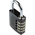 ABUS 145/40 Combination Weatherproof Aluminium Combination Padlock, 6mm Shackle, 41.5mm Body