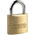 ABUS Key Weatherproof Brass Padlock, 6mm Shackle, 29mm Body