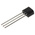 Diodes Inc ZTX450 NPN Transistor, 1 A, 45 V, 3-Pin TO-92
