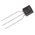 onsemi BC32740-ML PNP Transistor, -800 mA, -45 V, 3-Pin TO-92