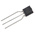 onsemi BC640TA PNP Transistor, -1 A, -100 V, 3-Pin TO-92
