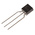 Taiwan Semiconductor BC337-16 A1 NPN Transistor, 800 mA, 45 V, 3-Pin TO-92