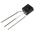Taiwan Semiconductor BC549C A1 NPN Transistor, 100 mA, 30 V, 3-Pin TO-92