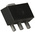 ROHM 2SCR514P5T100 NPN Transistor, 700 mA, 80 V, 3 + Tab-Pin SOT-89