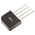 Vishay Bridge Rectifier, 2A, 50V, 4-Pin