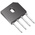 Taiwan Semiconductor Bridge Rectifier, 4A, 1000V, 4-Pin