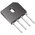 Taiwan Semiconductor Bridge Rectifier, 8A, 200V, 4-Pin