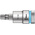 Wera 1/2 in Drive Bit Socket, Torx Bit, T50, 60 mm Overall Length