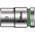 Wera 1/4 in Drive 9mm Standard Socket, 6 point, 23 mm Overall Length