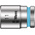 Wera 1/4 in Drive 11mm Standard Socket, 6 point, 23 mm Overall Length