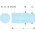 Facom 1/2 in Drive 30mm Bi-Hexagon, 77 mm Overall Length