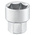 Facom 1/4 in Drive 7mm Standard Socket, 6 point, 18 mm Overall Length