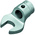 Gedore 8791 Series Open Ended Insert Spanner Head, 17 mm, Chrome Finish