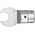 Gedore 8795 Series Square Spanner Head, 30 mm, Chrome Finish