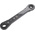 RS PRO 5-Piece Spanner Set, 7 x 8 → 15 x 17 mm, Chrome Vanadium Steel