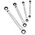 Facom 464TX Series 4-Piece Ring Spanner Set