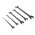 RS PRO 5-Piece Spanner Set, 8 x 9 → 16 x 17 mm, Chrome Molybdenum Steel
