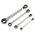 Bahco S4RM Series 4-Piece Spanner Set, 8 x 9 → 18 x 19 mm