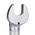 Gedore 8791 Series Open Ended Insert Spanner Head, 24 mm, Chrome Finish