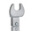 Gedore 7112 Series Open Ended Insert Spanner Head, 12 mm, 9 x 12mm Insert, Chrome Finish