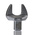 Gedore 7112 Series Open Ended Insert Spanner Head, 18 mm, 9 x 12mm Insert, Chrome Finish