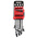 Facom 467B Series 10-Piece Spanner Set, 8 → 19 mm, Chrome Vanadium Steel