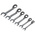 Bahco 10RM Series 6-Piece Spanner Set, 8 → 19 mm, Alloy Steel