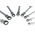 Bahco 41RM Series 8-Piece Spanner Set, 8 → 19 mm, Alloy Steel