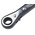 RS PRO Ratchet Ring Spanner, 13mm, Metric, Double Ended