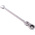 RS PRO Combination Ratchet Spanner, 8mm, Metric, Double Ended, 136 mm Overall