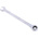 RS PRO Combination Ratchet Spanner, 8mm, Metric, Double Ended, 136 mm Overall