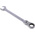 RS PRO Combination Ratchet Spanner, 19mm, Metric, Double Ended, 248 mm Overall