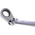 RS PRO Combination Ratchet Spanner, 19mm, Metric, Double Ended, 248 mm Overall