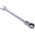 RS PRO Combination Ratchet Spanner, 17mm, Metric, Double Ended, 233 mm Overall