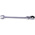 RS PRO Combination Ratchet Spanner, 17mm, Metric, Double Ended, 233 mm Overall